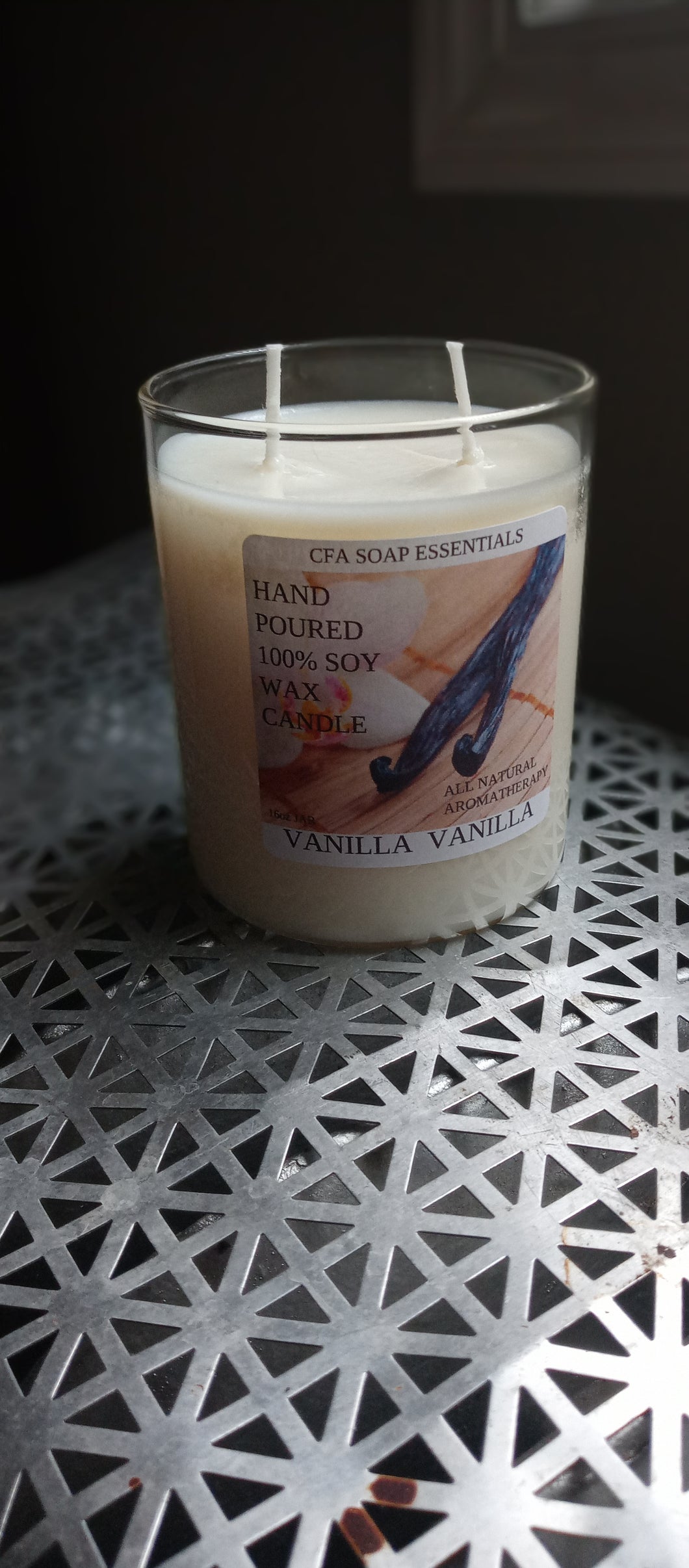 SPECIALTY VANILLA-VANILLA 100% NATURAL SOY CANDLES